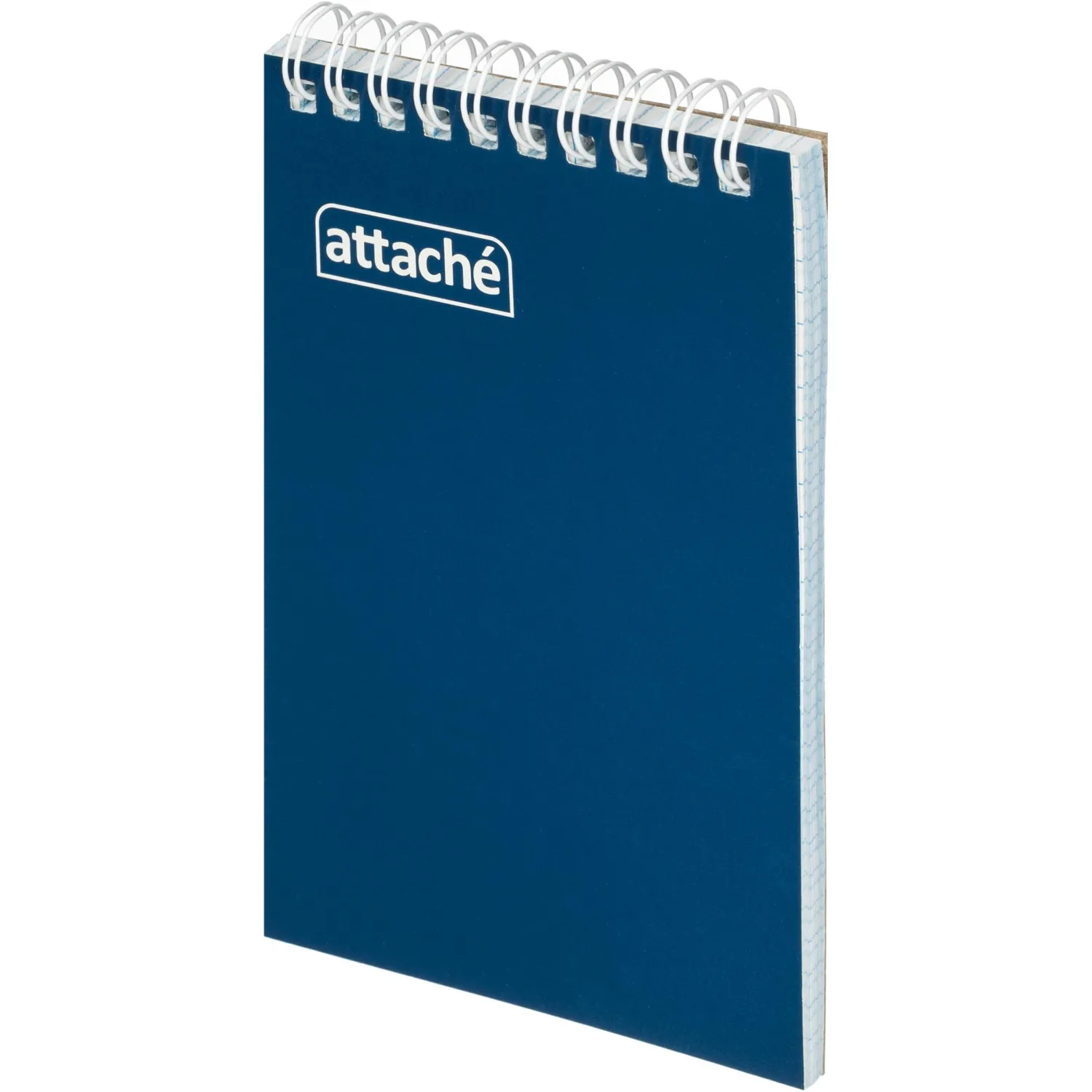 Блокнот на спирали А6 60л. ATTACHE, синий, блок 60г, обложка 215г - фото 2