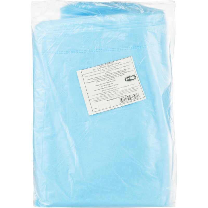 Бахилы н/с, неткан. пл.25 высокие 55см 20пар/уп. Гекса - фото 4