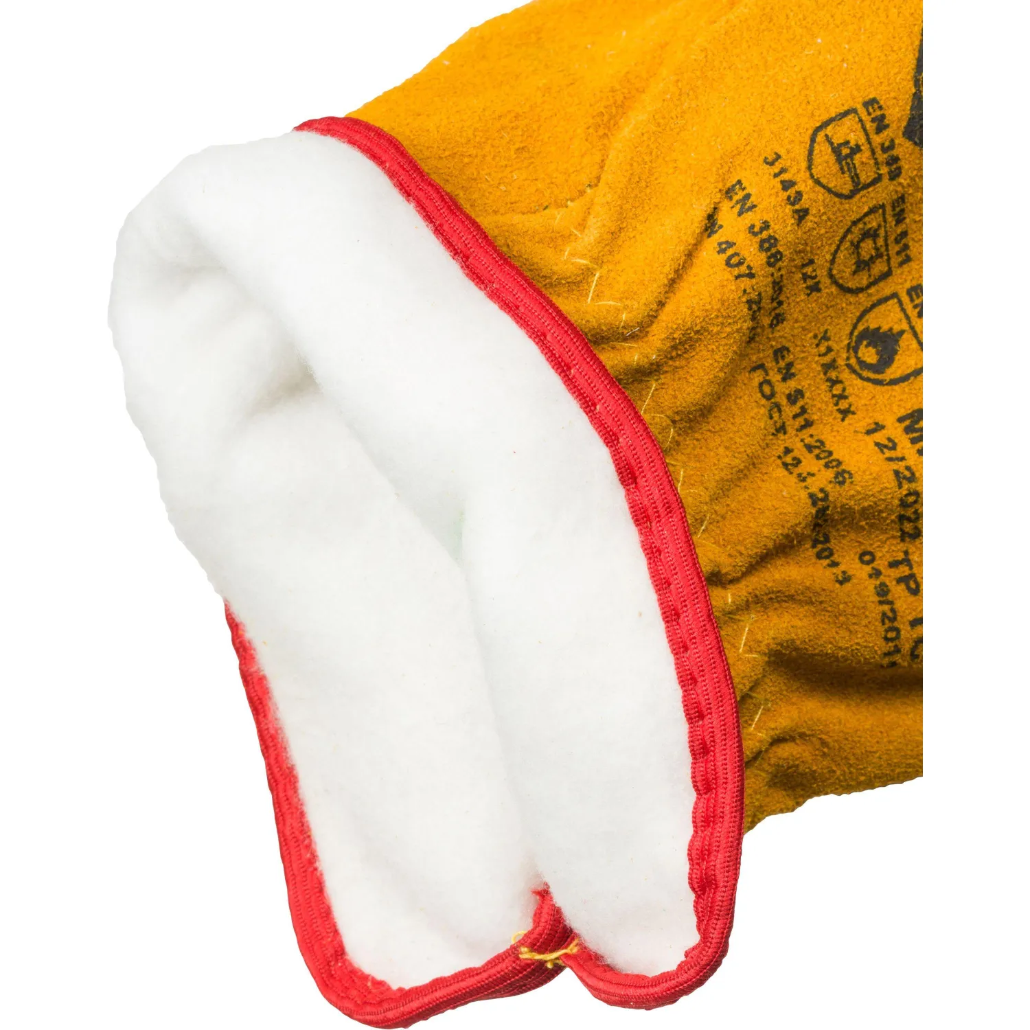 Перчатки защитные ДИГГЕР спилковые желтые утеплитель Тинсулейт р.10,5 - фото 3