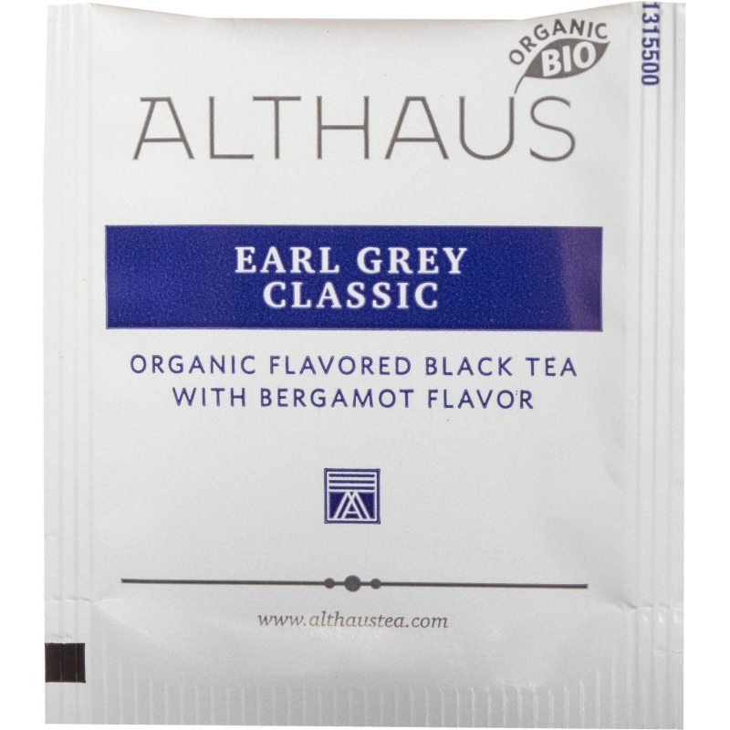 Чай черный в пакетиках Althaus Bio Earl Grey Classic 20пакx1,75гр - фото 3