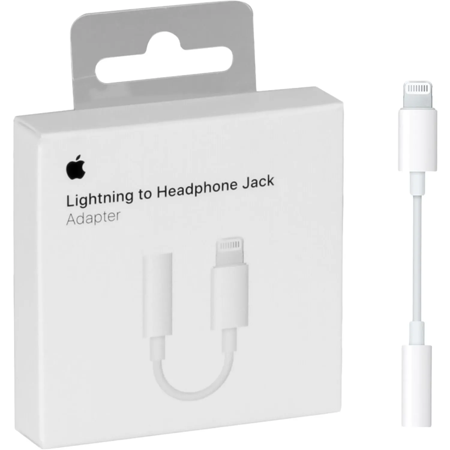Адаптер Apple Lightning - 3.5 mm Headphone Jack Adapter, бел, MMX62ZM/A - фото 3