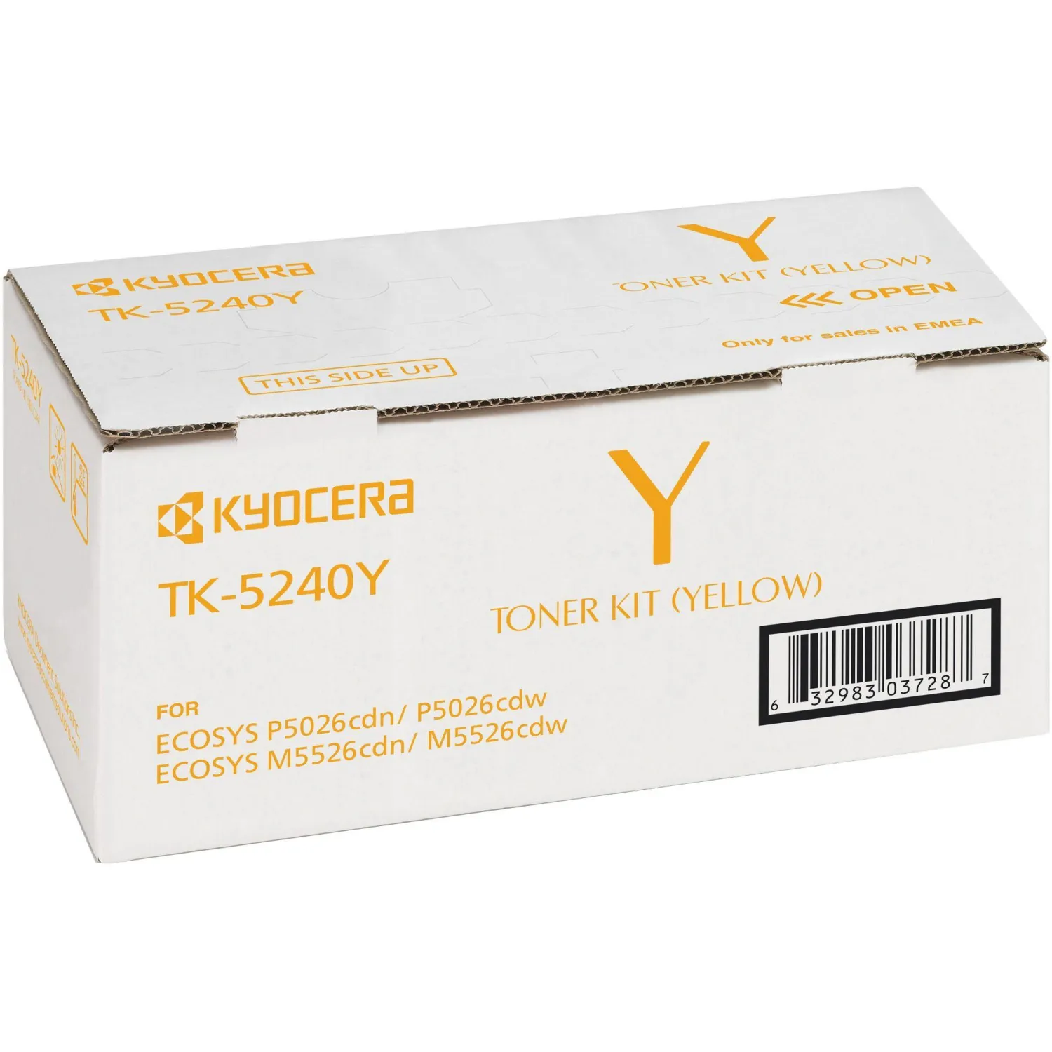 Тонер-картридж Kyocera TK-5240Y жел. для ECOSYS M5526 - фото 2