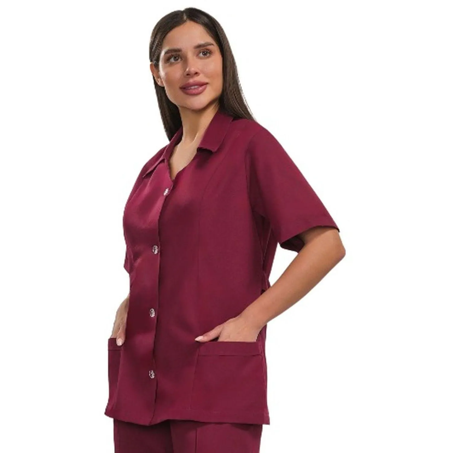 Костюм жен (куртка, бр) у12 бордо 112-116/170-176 - фото 10