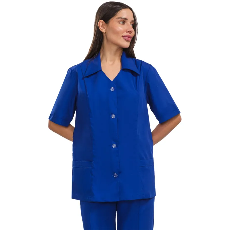 Костюм для горничных и уборщиц женский у12-КБР василек (р.60-62)р.158-164 Костюм для горничных и уборщиц женский у12-КБР василек (р.60-62)р.158-164 - фото 11