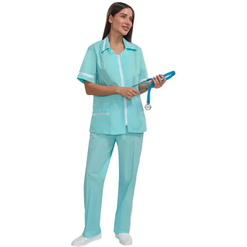 Костюм для медицинского персонала м09-КБР св. мор.волн (р.60-62) 170-176 Костюм для медицинского персонала м09-КБР св. мор.волн (р.60-62) 170-176 - фото 19