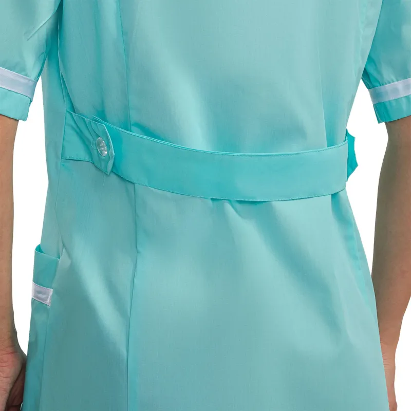 Халат для медицинского персонала м09-ХЛ св. мор.волн (р.60-62) 158-164 - фото 16