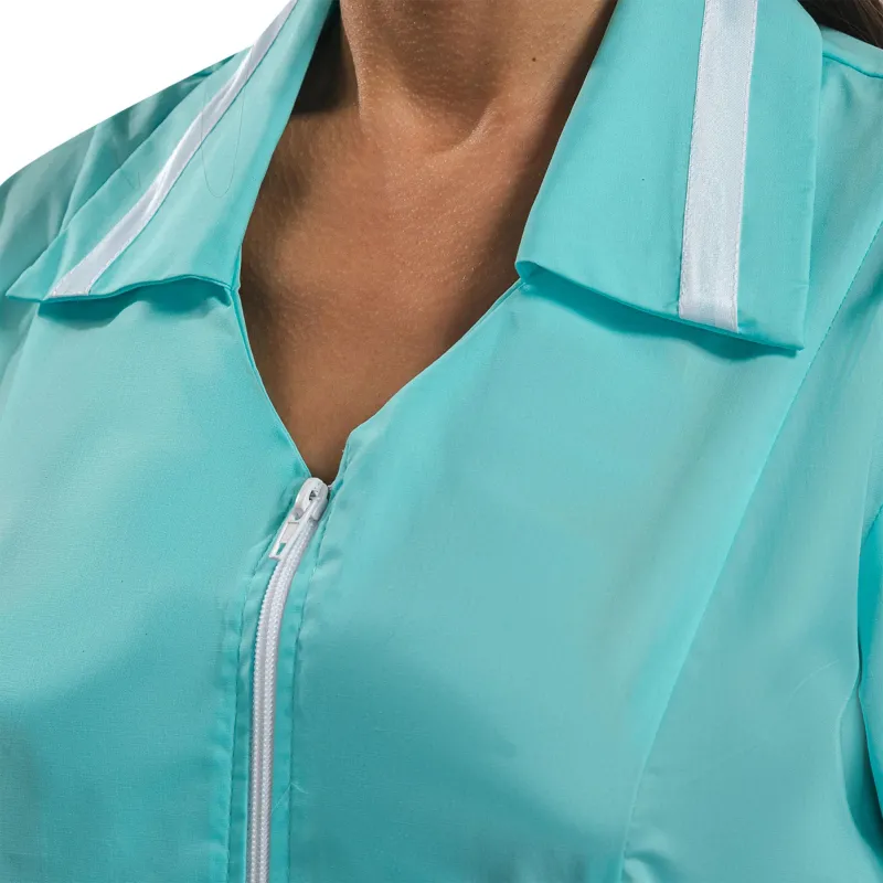 Халат для медицинского персонала м09-ХЛ св. мор.волн (р.56-58) 170-176 - фото 13