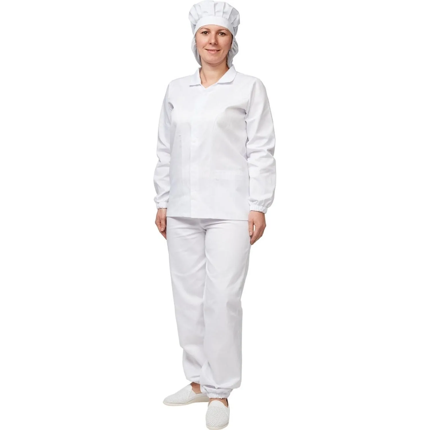 Куртка для пищевого производства жен. у17-КУ (р.44-46) р.170-176 - фото 2