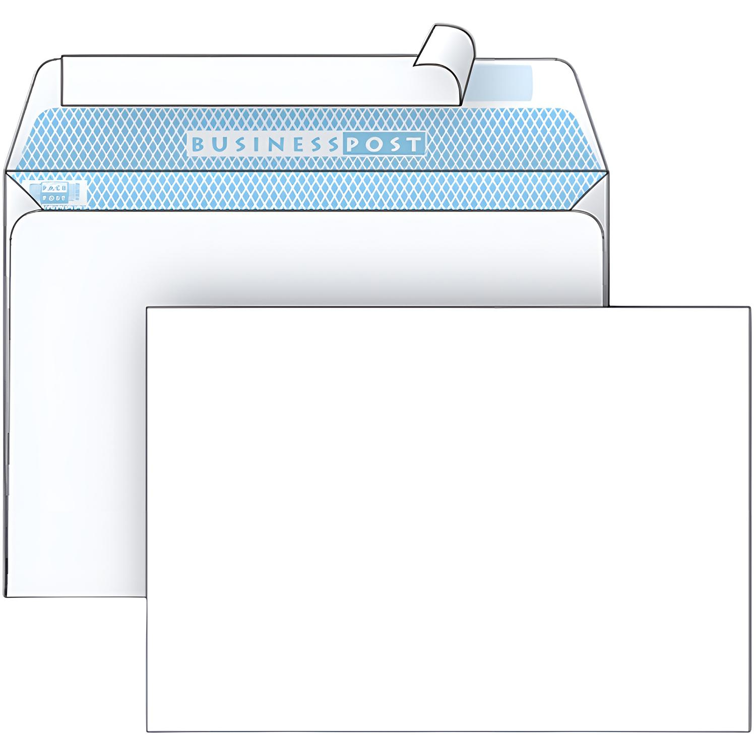 Конверт белый C5 стрип BusinessPost 162х229 50шт/уп/2878 Конверт белый C5 стрип BusinessPost 162х229 50шт/уп/2878 - фото 2