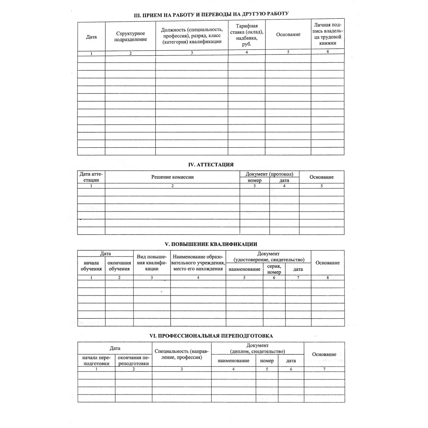 Бланк Карточка личная А3 Т2 (50шт/термопл.) Бланк Карточка личная А3 Т2 (50шт/термопл.) - фото 3