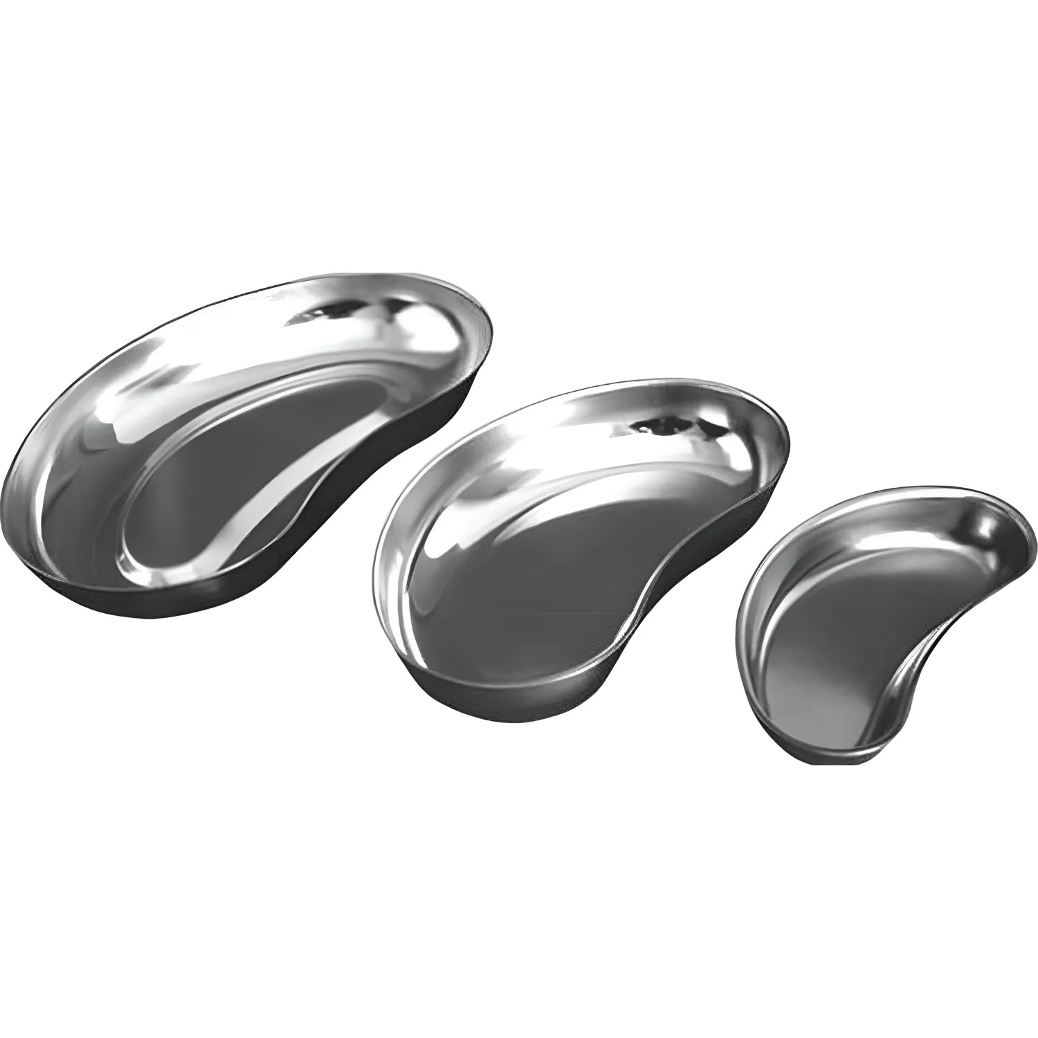 Лоток почкообразный ЛМП МЕДИКОН 160х85х28 (AISI ст.430) - фото 3