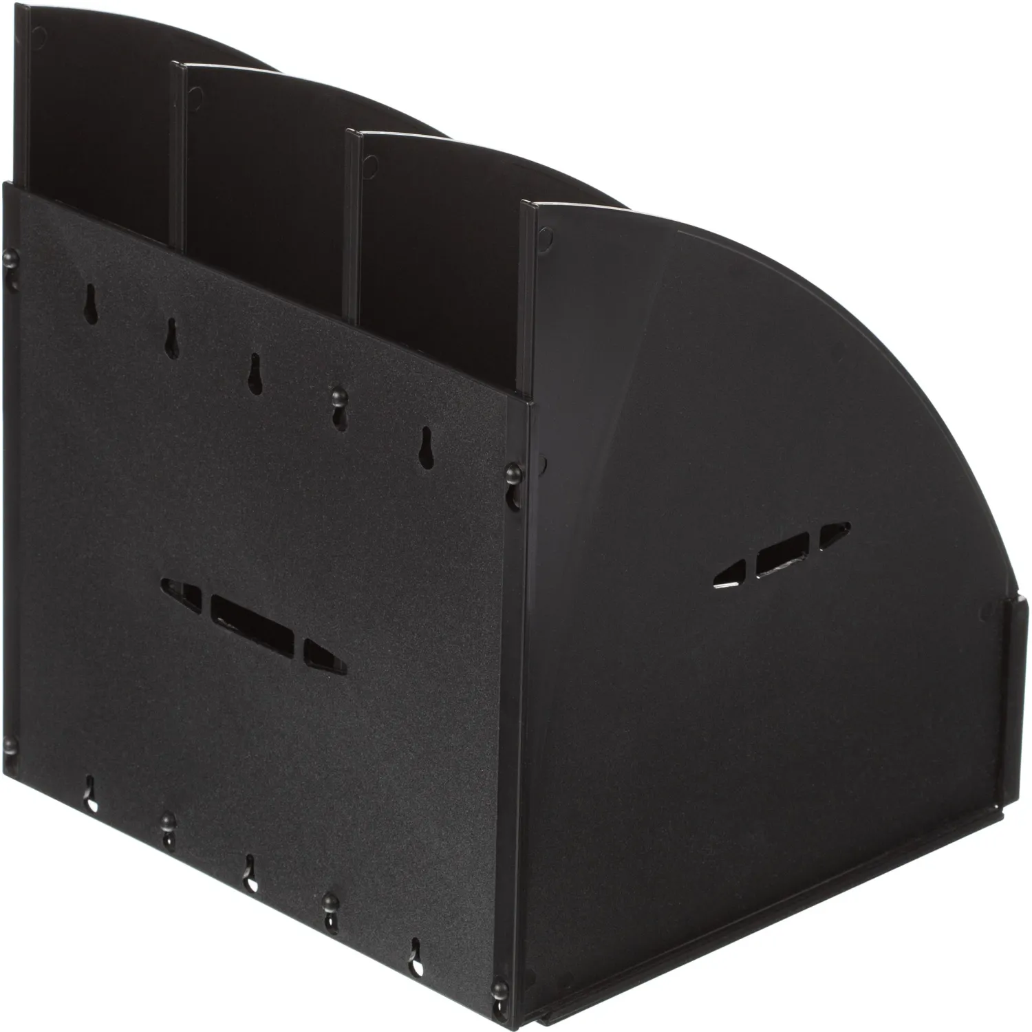 Лоток вертикальный для бумаг Attache сборный черный 3 отд., 240мм - фото 2