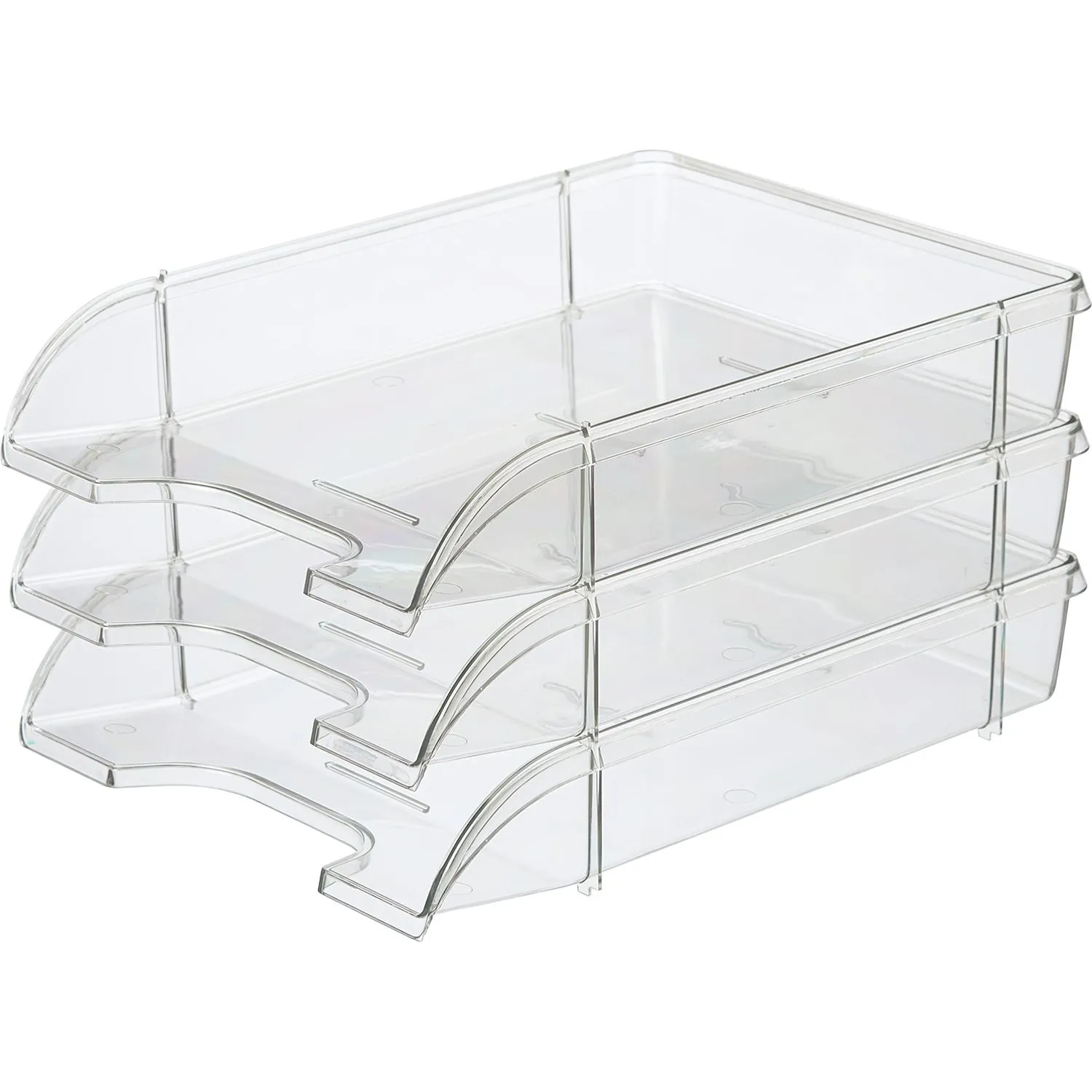 Лоток горизонтальный Attache Office горизонтальный прозрачный - фото 2