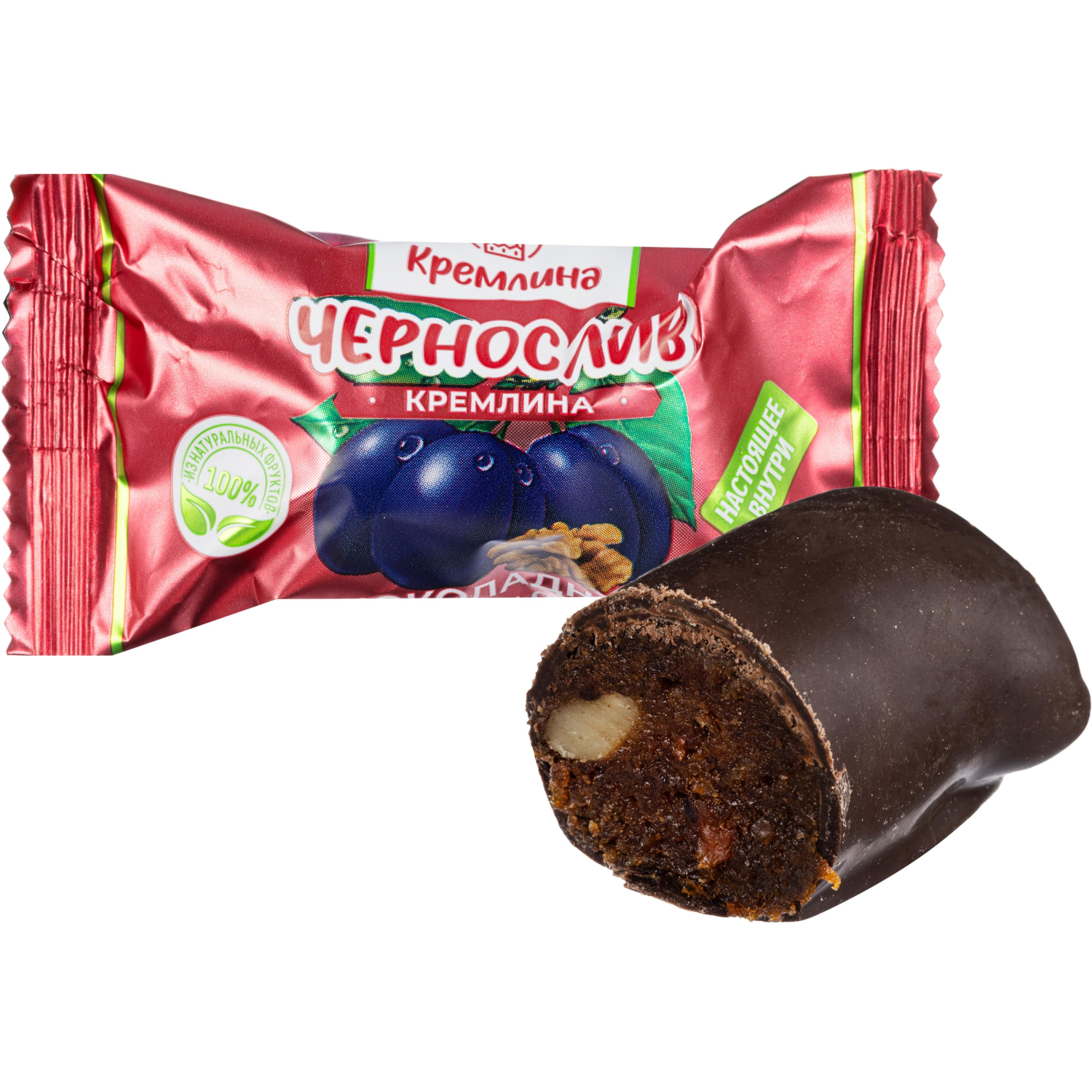 Конфеты шоколадные Кремлина Микс фрукты и орехи в шоколадной глазури, 1кг - фото 3