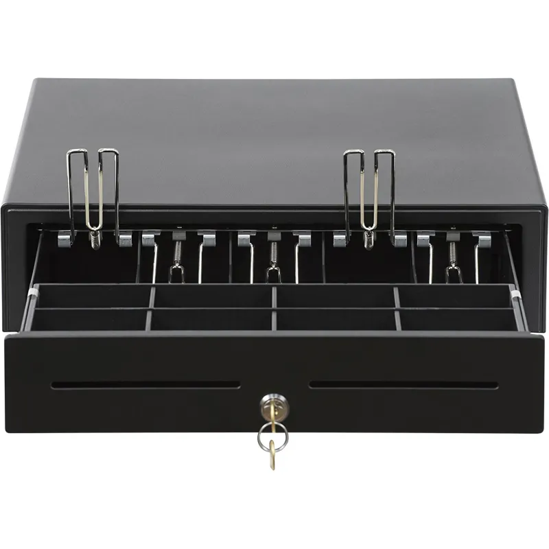 Денежный ящикАТОЛ CD-410-B черный, 410x415x100, 24V - фото 9