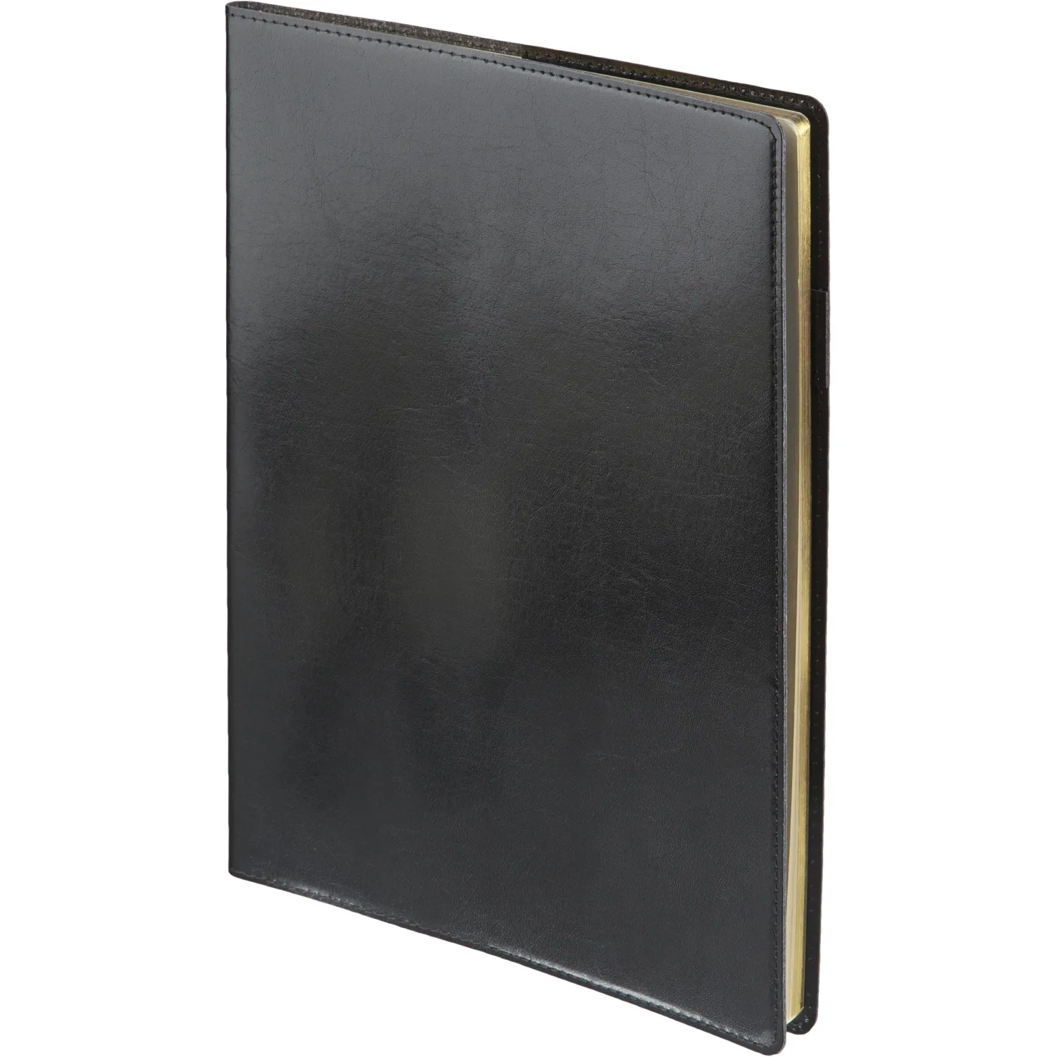 Еженедельник недатированный черный,кожа,A4 64л,Br.V.PROFY 3-098/02 - фото 2