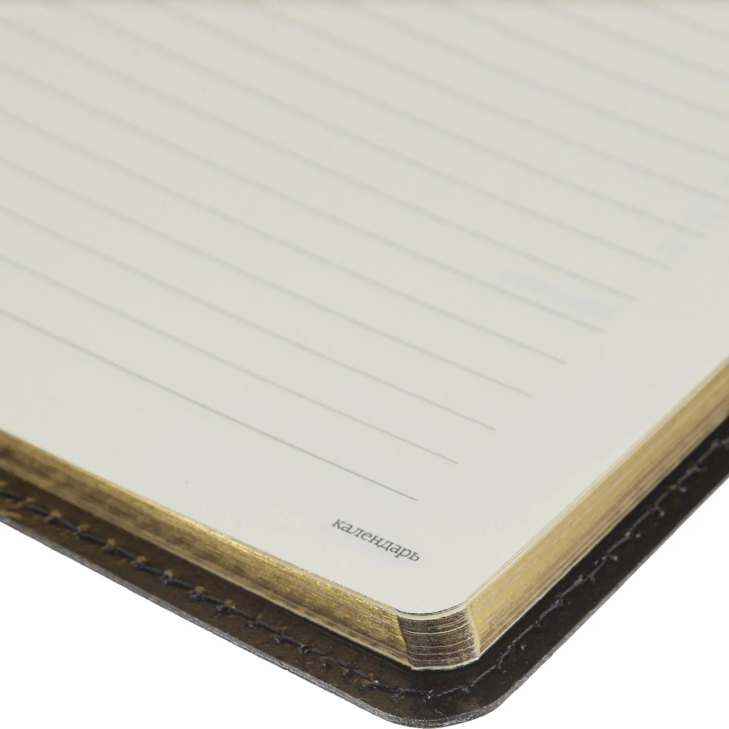 Еженедельник недатированный черный,кожа,A4 64л,Br.V.PROFY 3-098/02 - фото 7