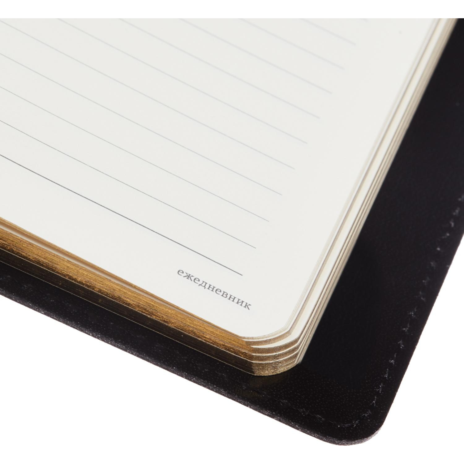 Ежедневник полудатированный черный,кожа,A5,1,208 л.,Br.V.PROFY 3-073/02 - фото 4