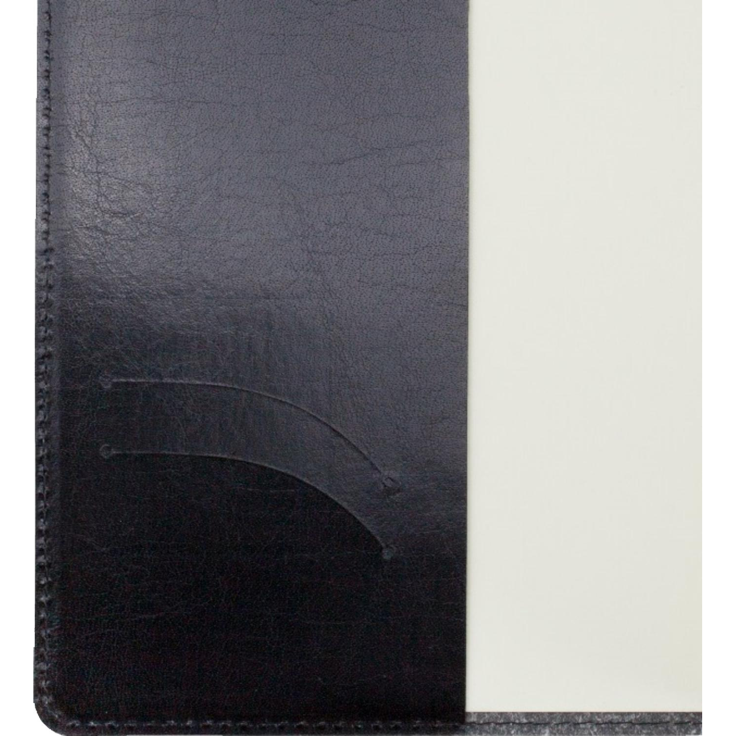 Ежедневник полудатированный черный,кожа,A5,1,208 л.,Br.V.PROFY 3-073/02 - фото 7