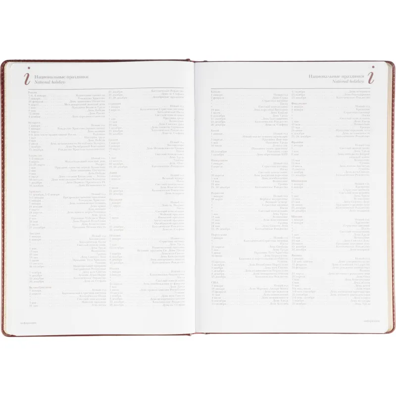 Ежедневник недатированный ,А4,,136л,Sidney Nebraskaбордо 3-539/01 Ежедневник недатированный ,А4,,136л,Sidney Nebraskaбордо 3-539/01 - фото 14