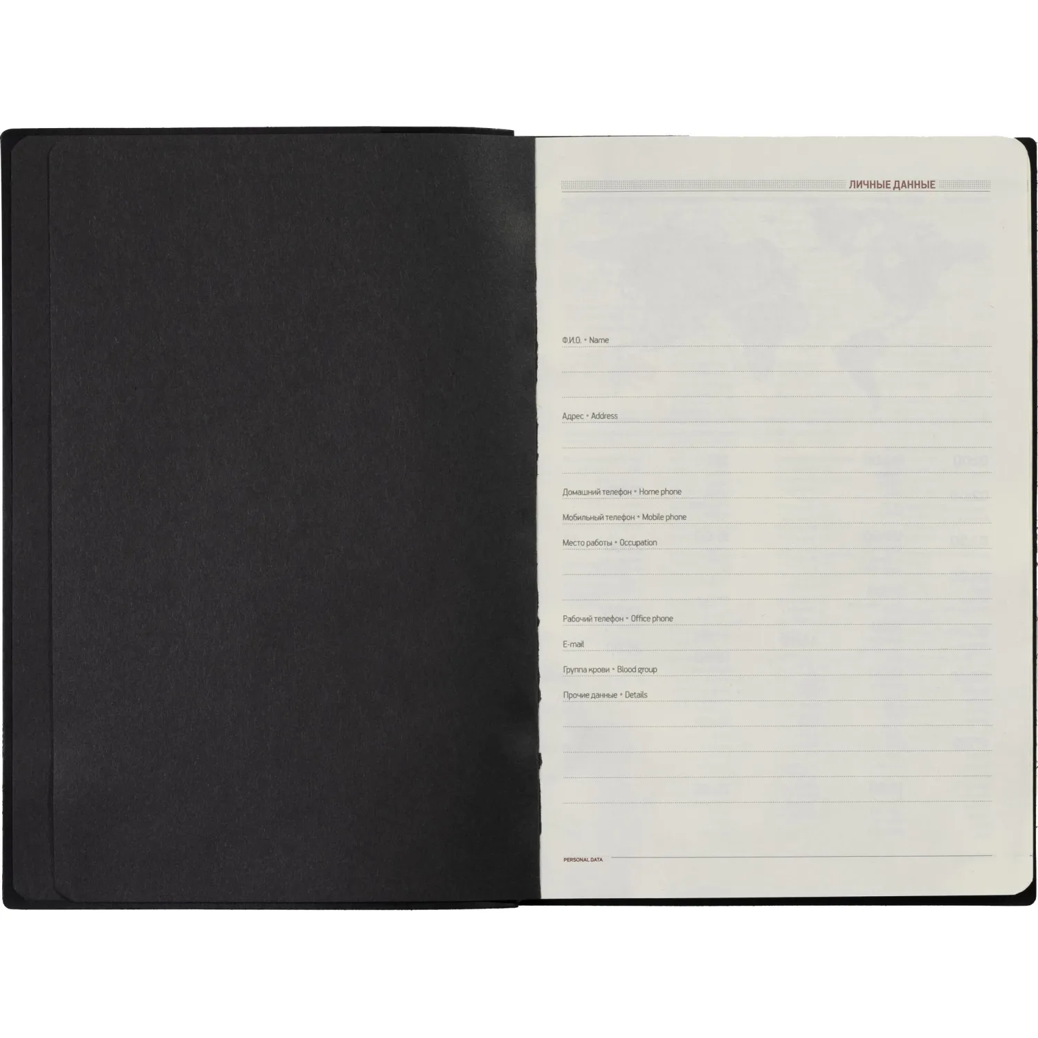 Ежедневник недатированный A5, Trend черный, 136 л. 3-516/01 - фото 9