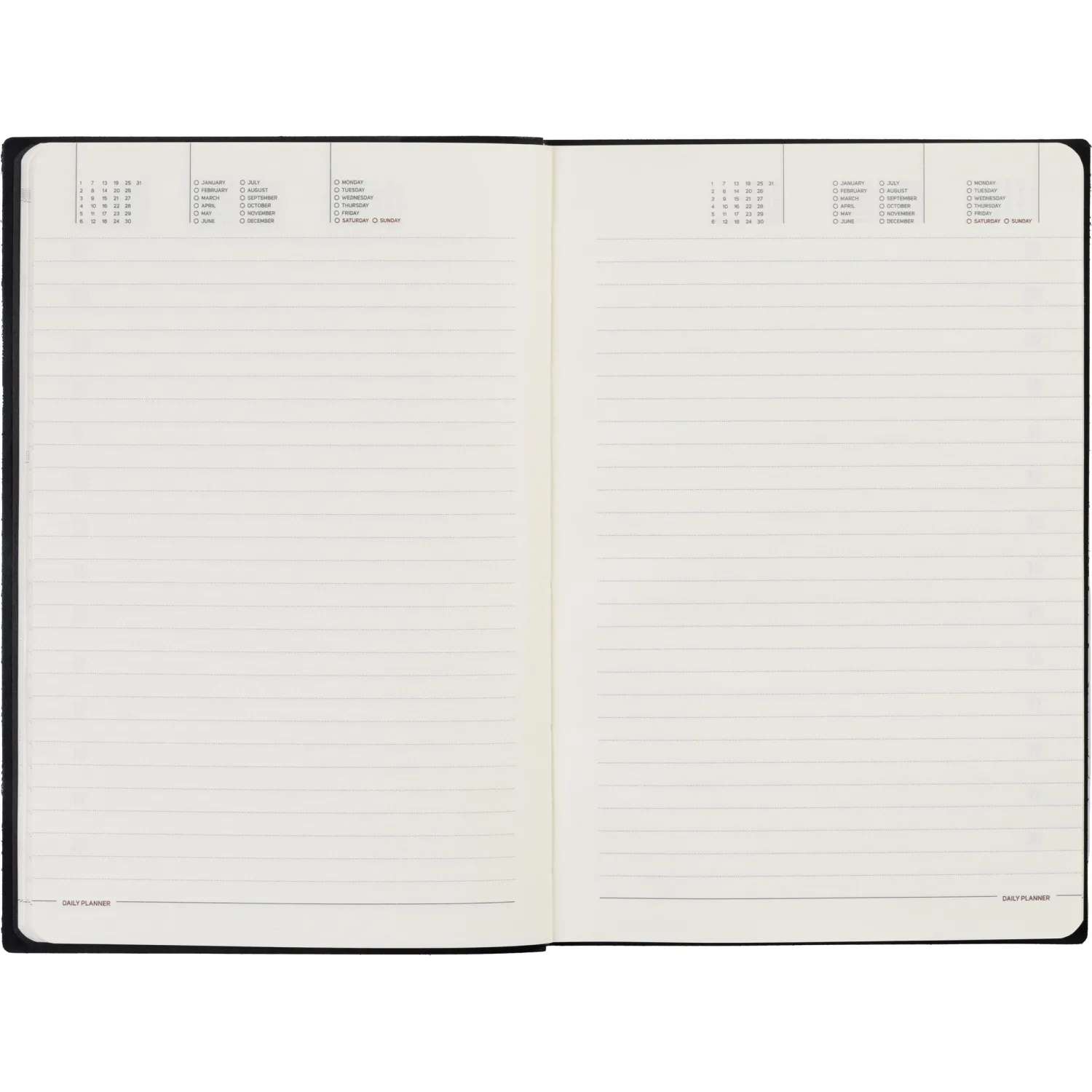 Ежедневник недатированный A5, Trend черный, 136 л. 3-516/01 - фото 16