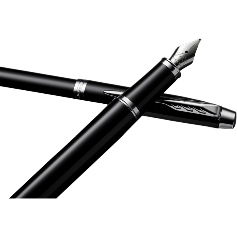 Ручка перьевая PARKER IM BLACK CT 1 сиий картридж тонкая 1931644 - фото 8