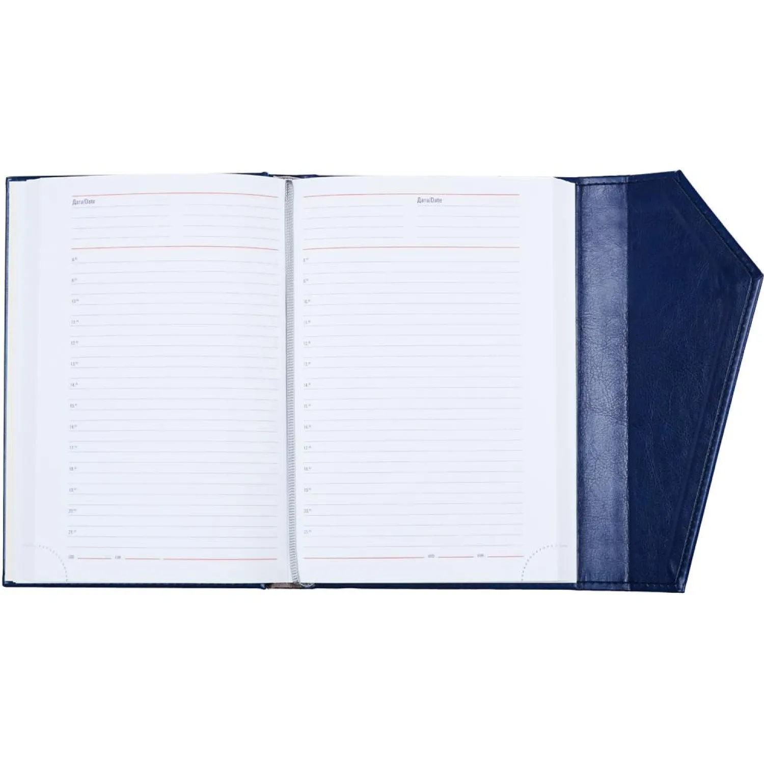 Ежедневник недатированный синий,А5,143х210мм,180л,ATTACHE MAGNET - фото 2