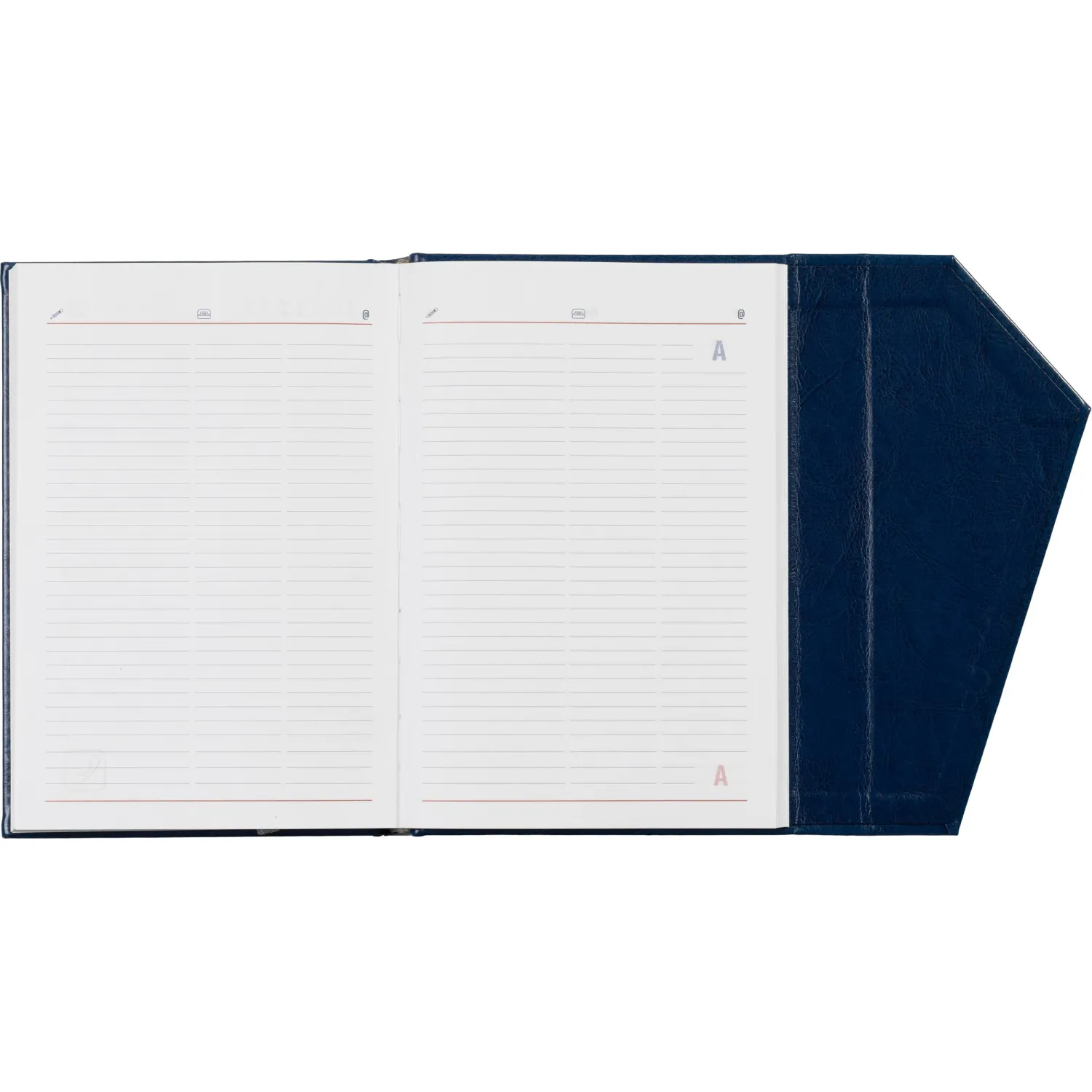 Ежедневник недатированный синий,А5,143х210мм,180л,ATTACHE MAGNET - фото 18