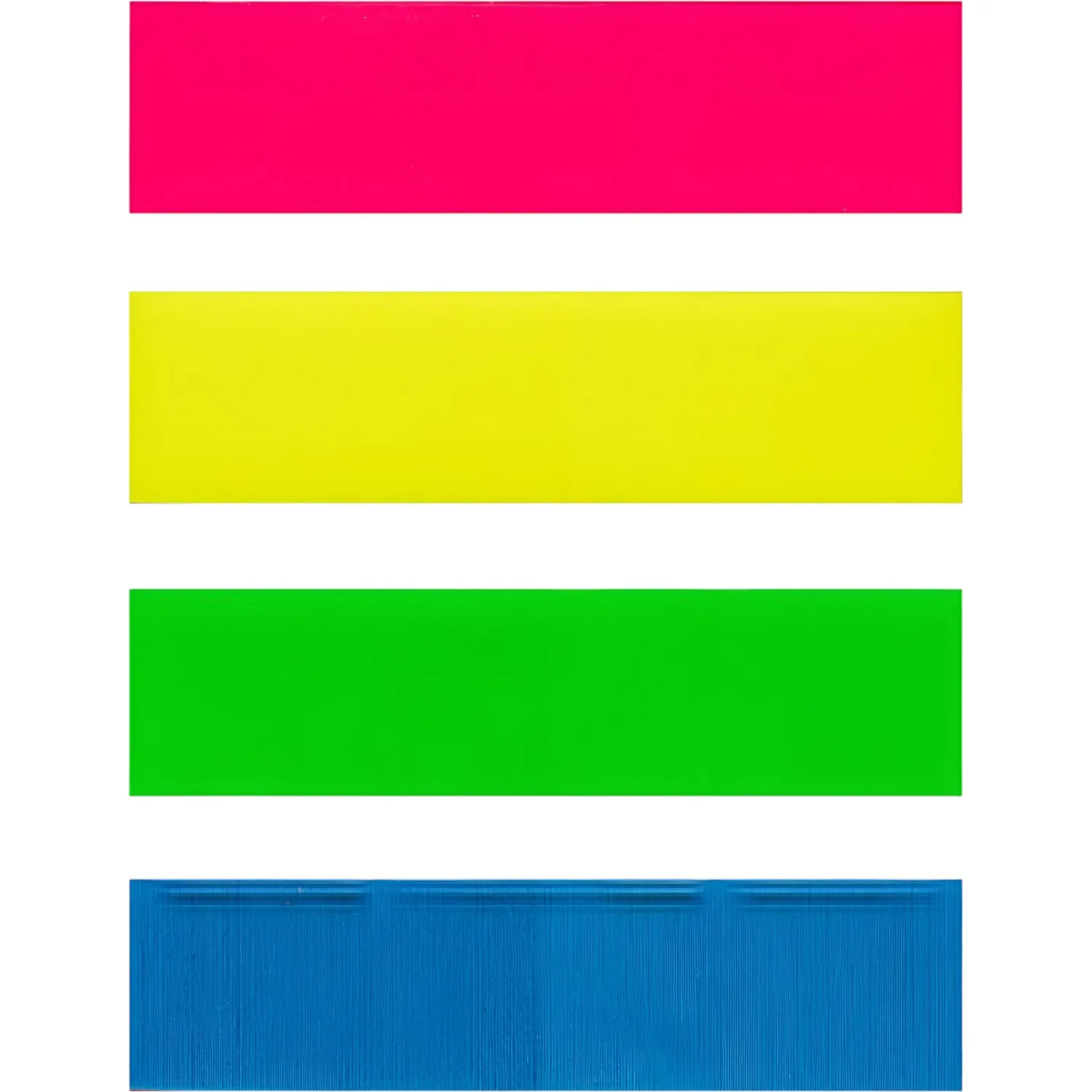 Клейкие закладки пласт. 4цв.по 25л. 12ммх45 Attache - фото 2