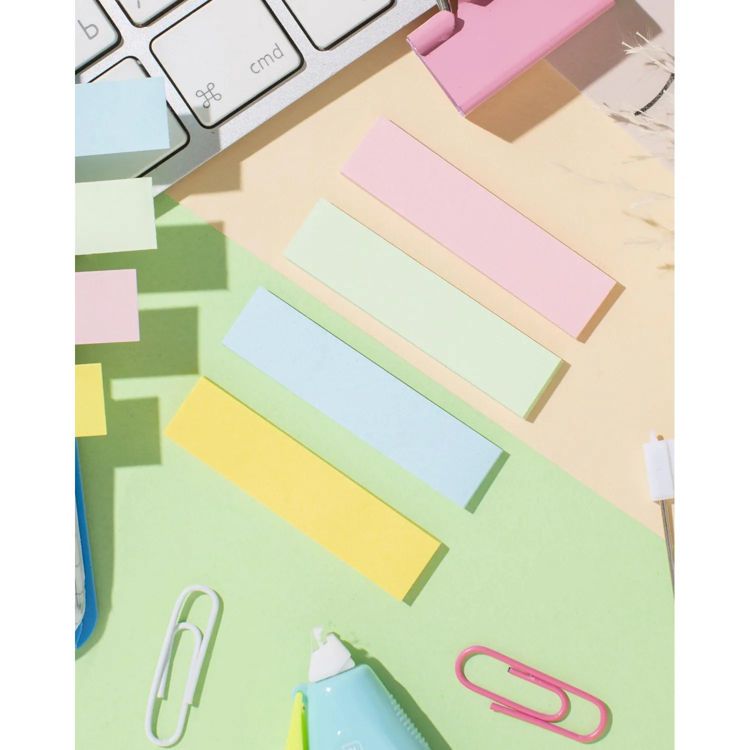 Клейкие закладки бумажные 4цв.по 25л. 12ммх50 Attache - фото 3