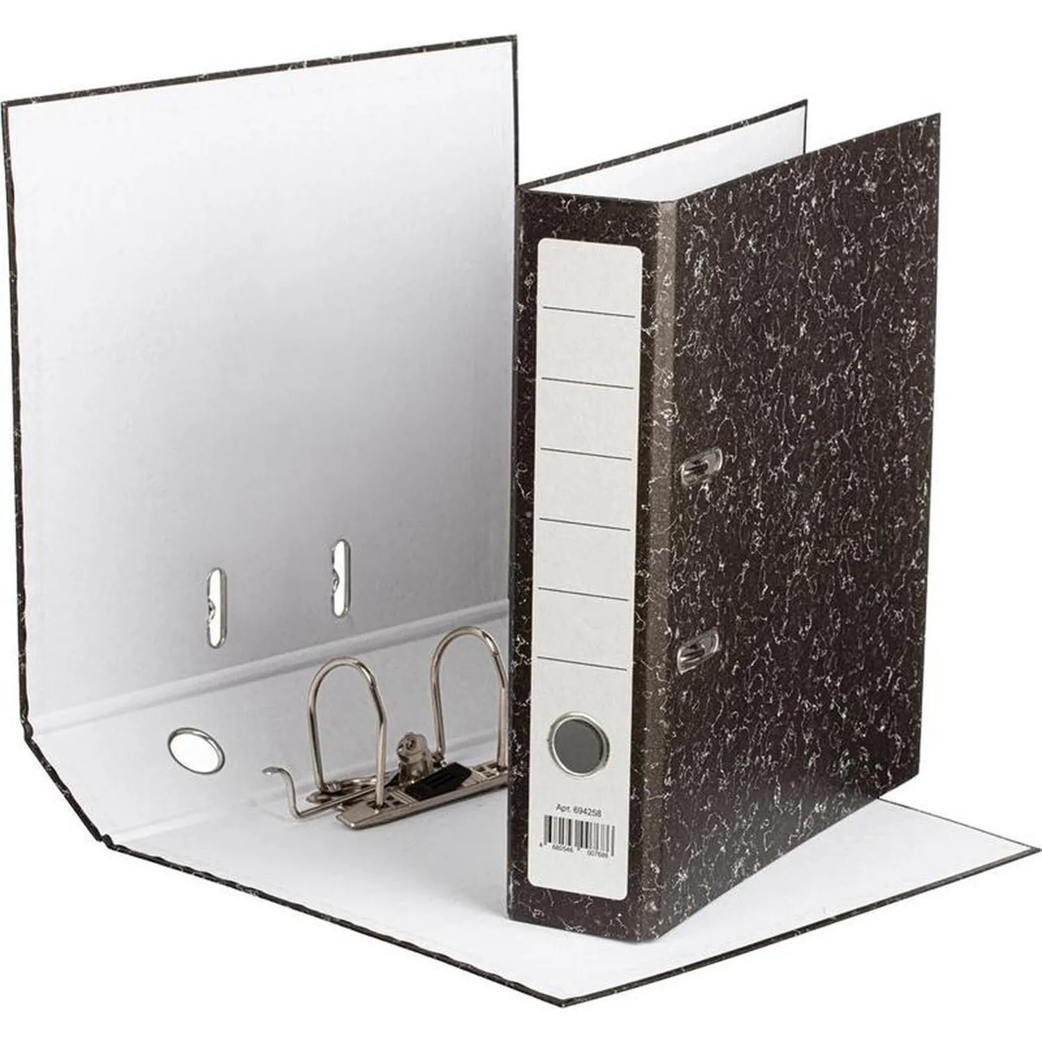 Папка-регистратор  без мет.угол_бюдж 75мм ч/б бум/бум,карм.к Папка-регистратор  без мет.угол_бюдж 75мм ч/б бум/бум,карм.к - фото 4