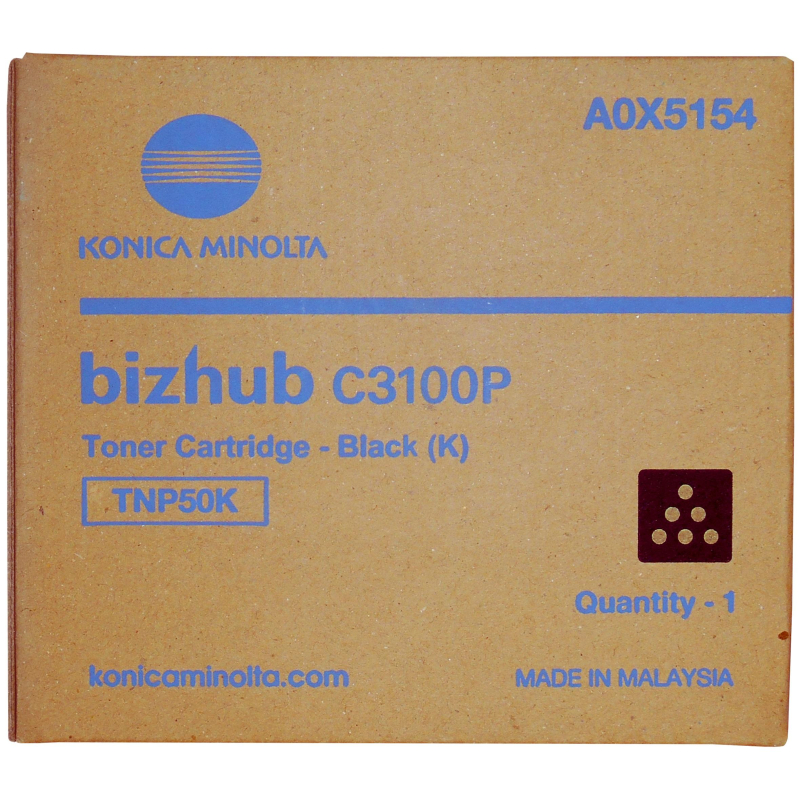 Тонер-картридж Konica Minolta TNP-50K чер. для bizhub C3100P (A0X5154) - фото 1
