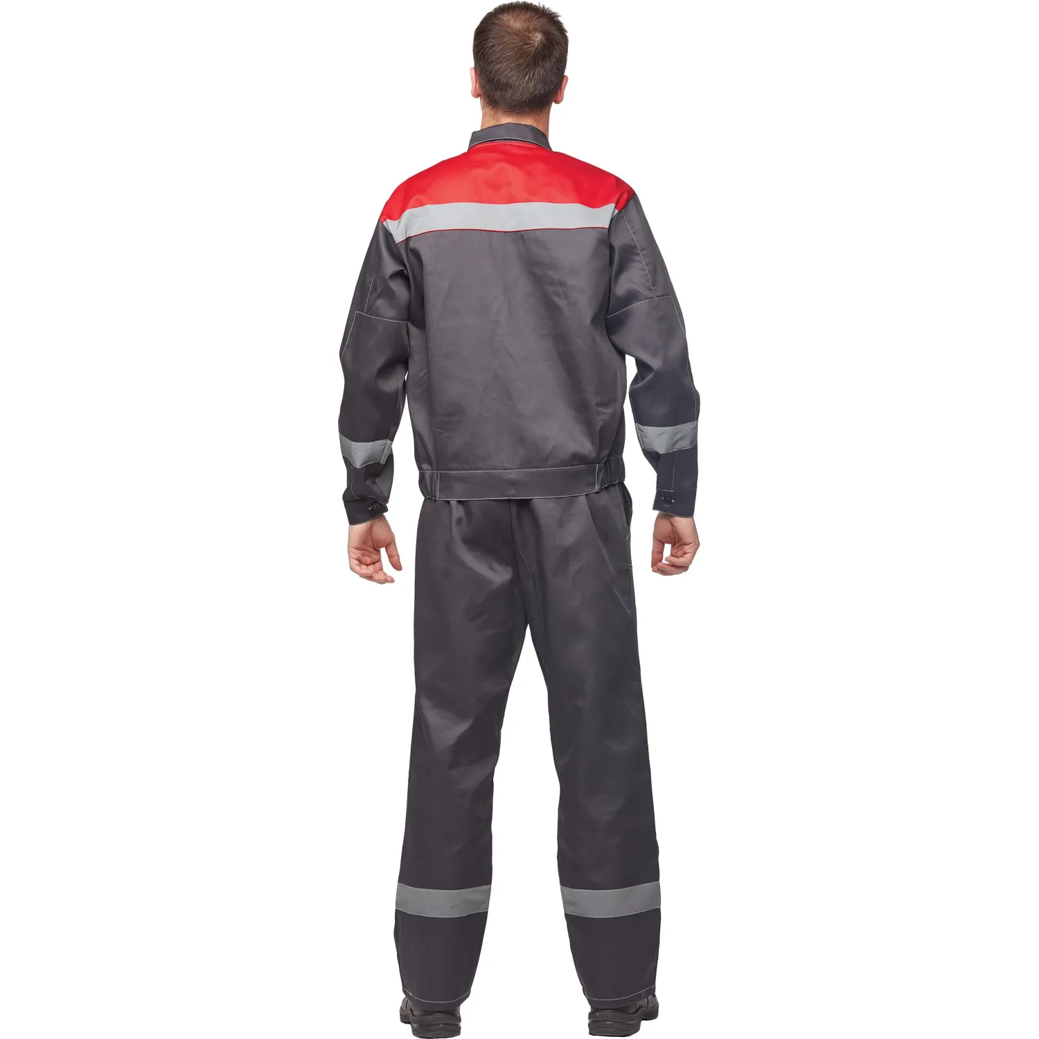 Костюм лет муж (куртка, бр) л20 сер/крас 88-92/170-176 (Арсенал-СП) - фото 4