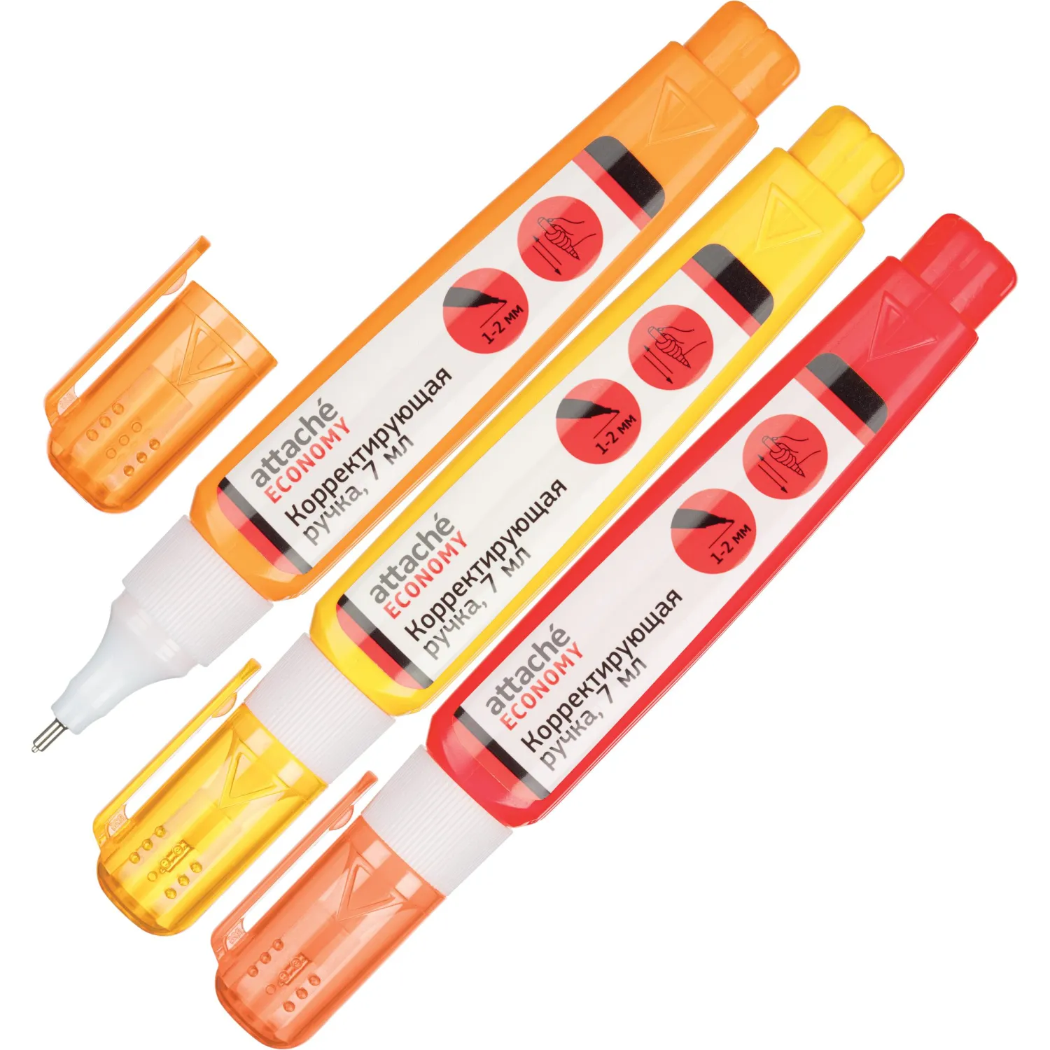 Корректирующий карандаш 7мл, мета ллический наконечник - фото 2