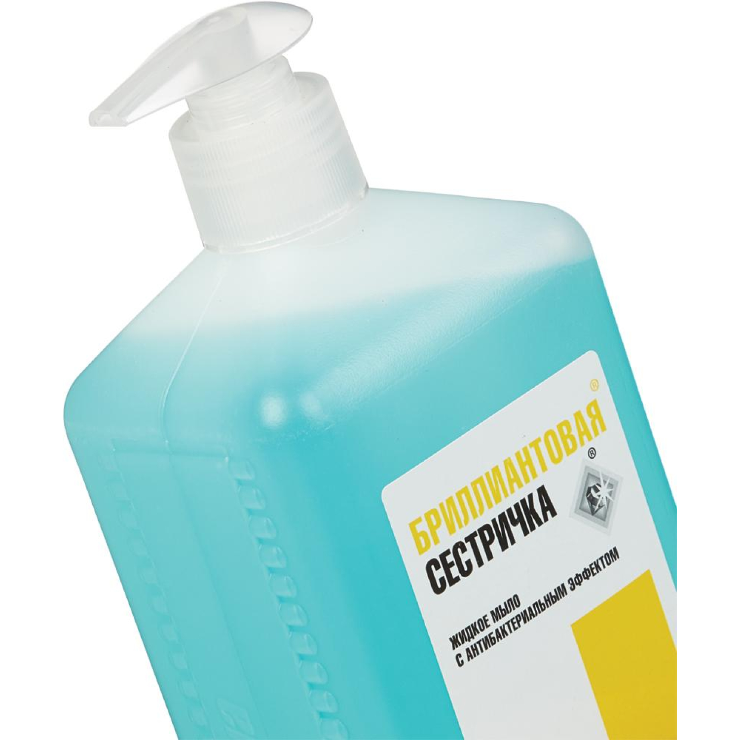 Мыло жидкое дезинф. Бриллиантовая сестричка 1,0 л(с дозатором) УТ000001626 - фото 3