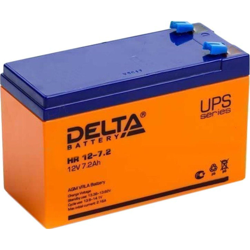 Батарея для ИБП Delta HR 12-7,2 (12V/7,2Ah) - фото 1