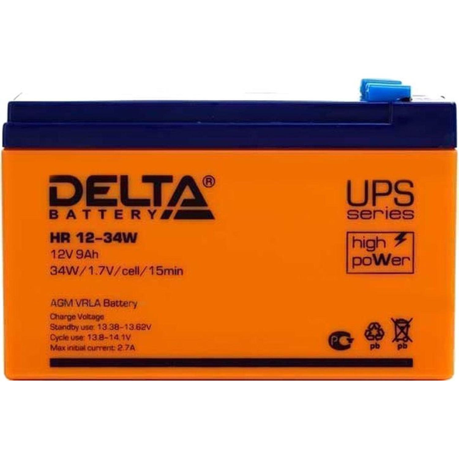 Батарея для ИБП Delta HR 12-34W (12V/9Ah) - фото 2