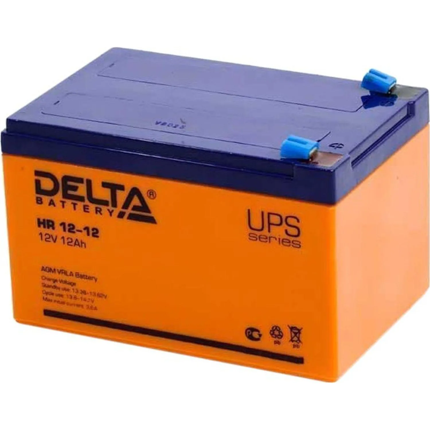 Батарея для ИБП Delta HR 12-12X/12-12 (12V/12Ah) - фото 3