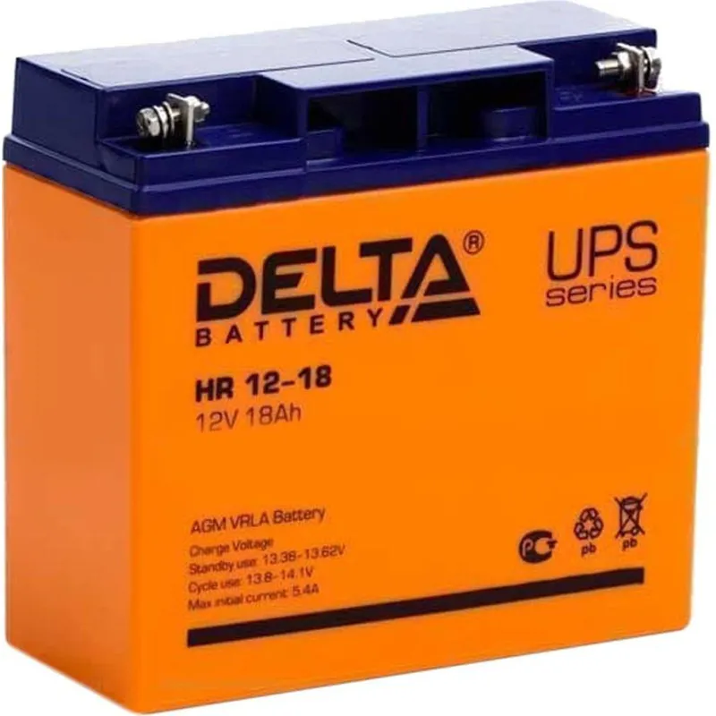 Батарея для ИБП Delta HR 12-18 (12V/18Ah)_D_K - фото 1