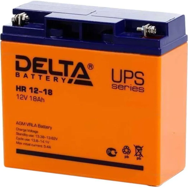 Батарея для ИБП Delta HR 12-18 (12V/18Ah)_D_K - фото 3