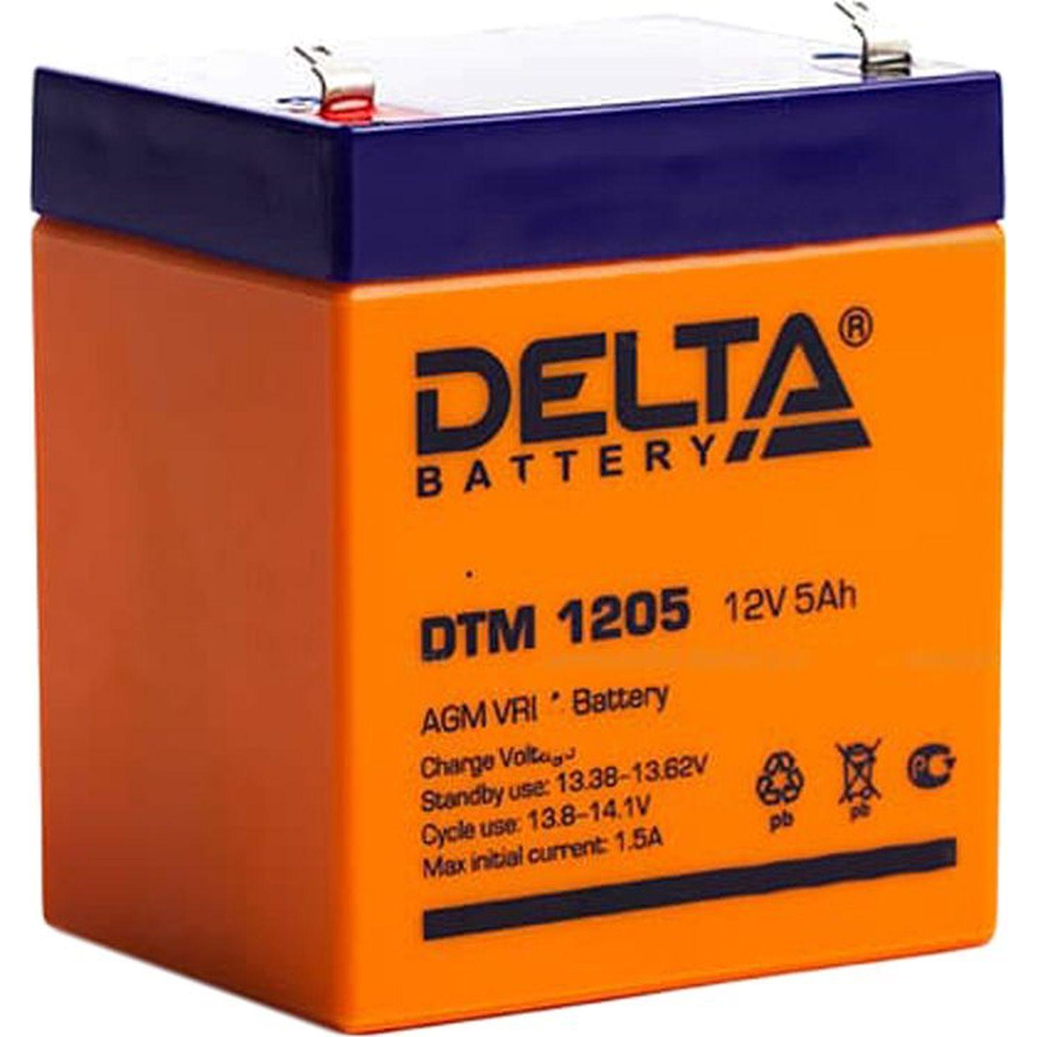 Батарея для ИБП Delta DTM 1205 (12V/5Ah)_D_K - фото 1