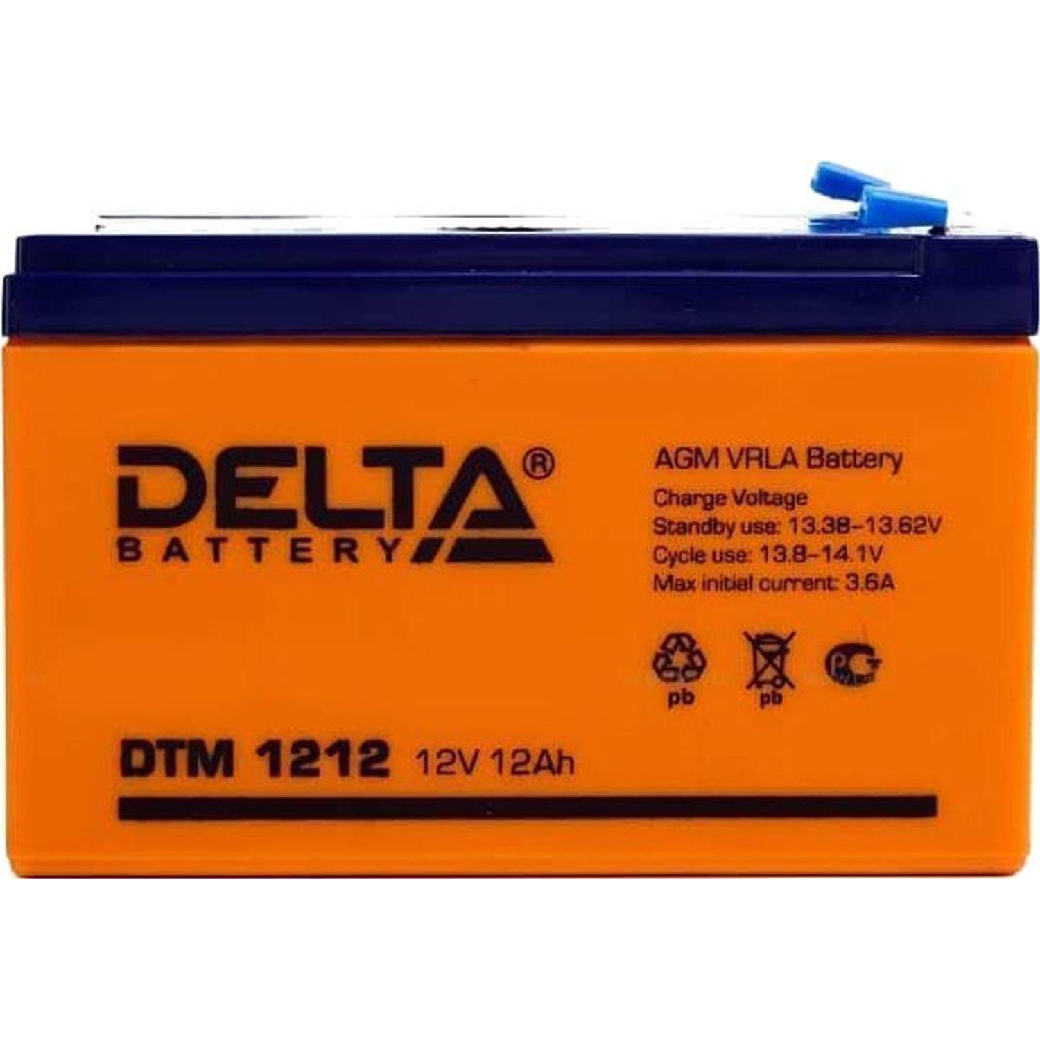 Батарея для ИБП Delta DTM 1212 (12V/12Ah)_D_K - фото 2