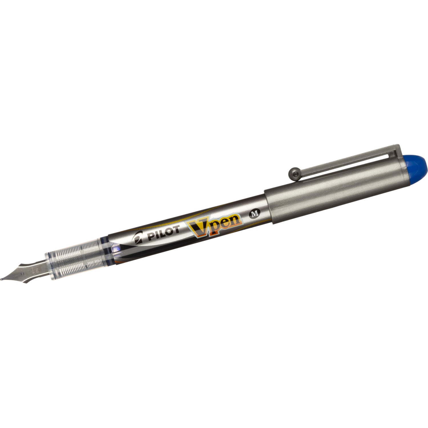 Ручка перьевая PILOT одноразовая SVP-4M V-Pen, синие чернила, 0,58мм - фото 5