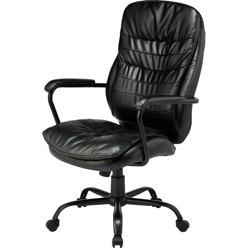 Кресло BN_Dp_EChair-559 TPU кожзам черный, металл черный - фото 1