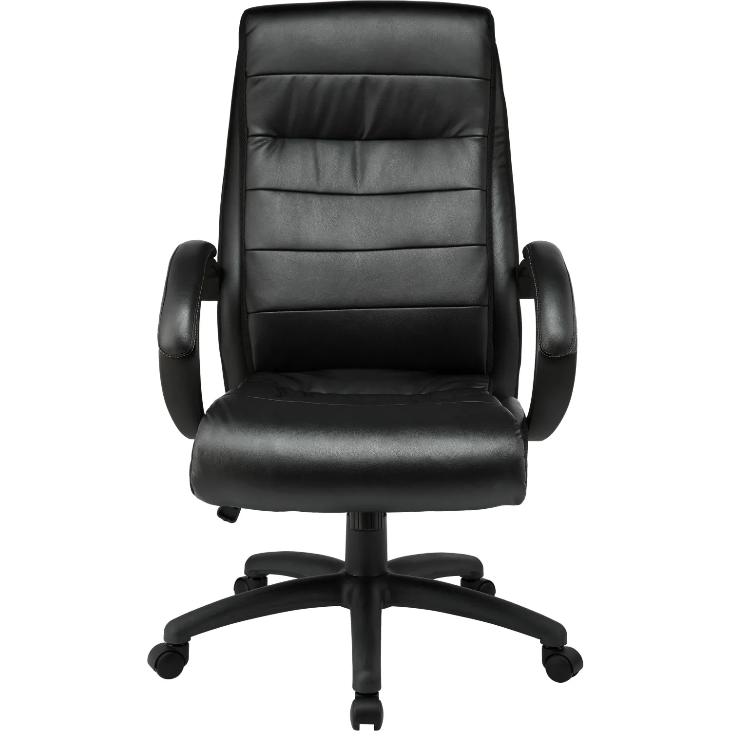 Кресло BN_Dp_EChair-648 TPU кожзам черный, пластик черный - фото 2