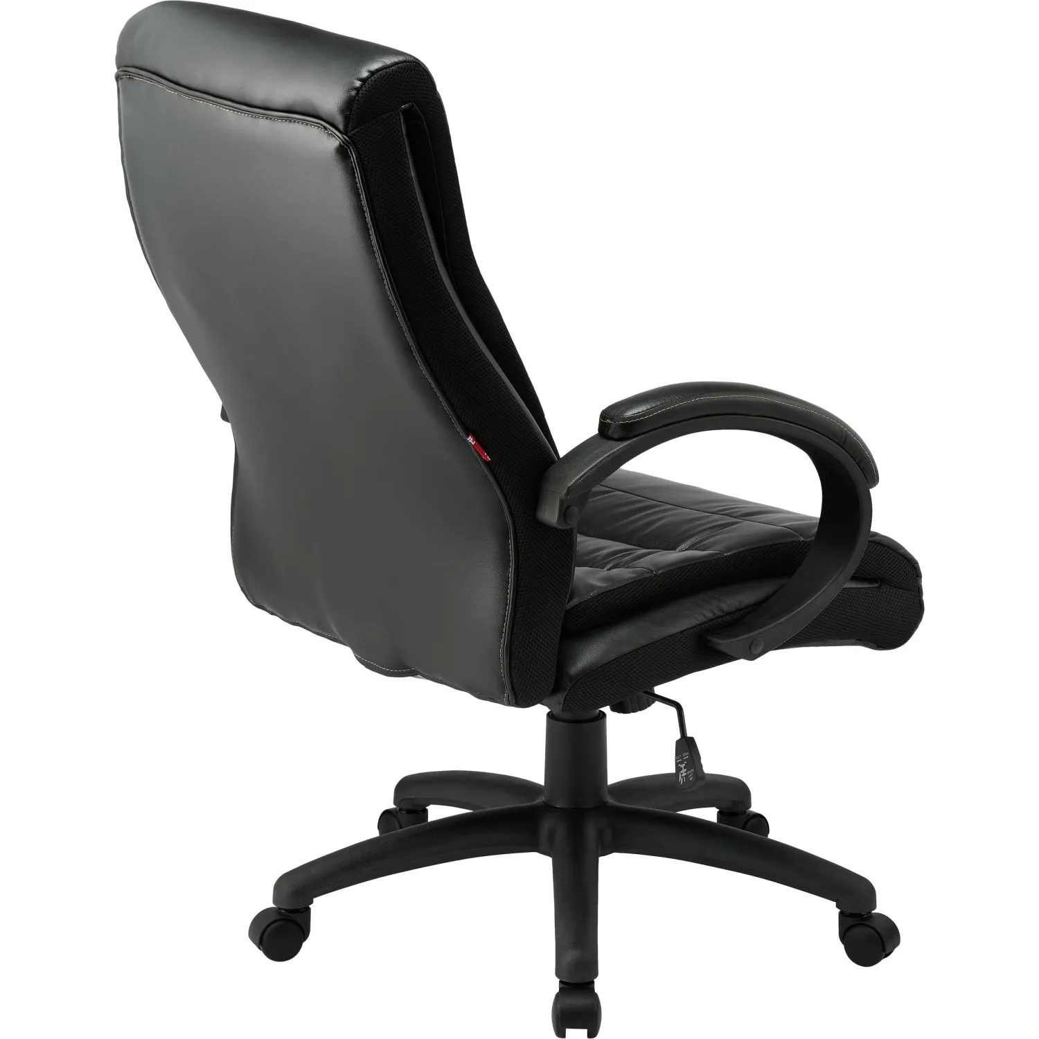 Кресло BN_Dp_EChair-648 TPU кожзам черный, пластик черный - фото 4