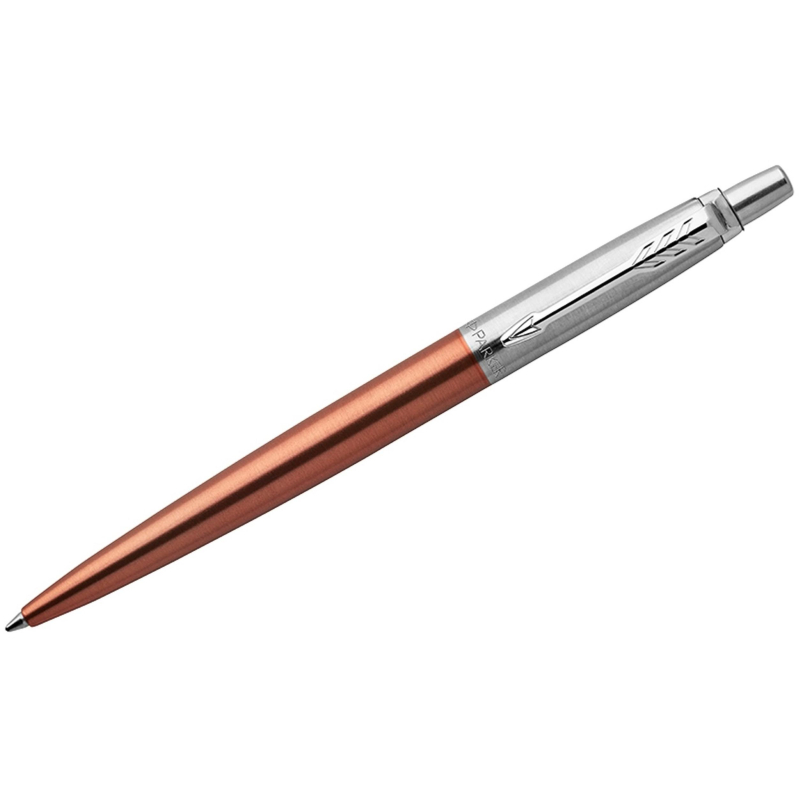 Ручка шариковая PARKER "Jotter Core Chelsea Orange CT", корпус оранжевый, детали хром, синяя, 1953189 - фото 7