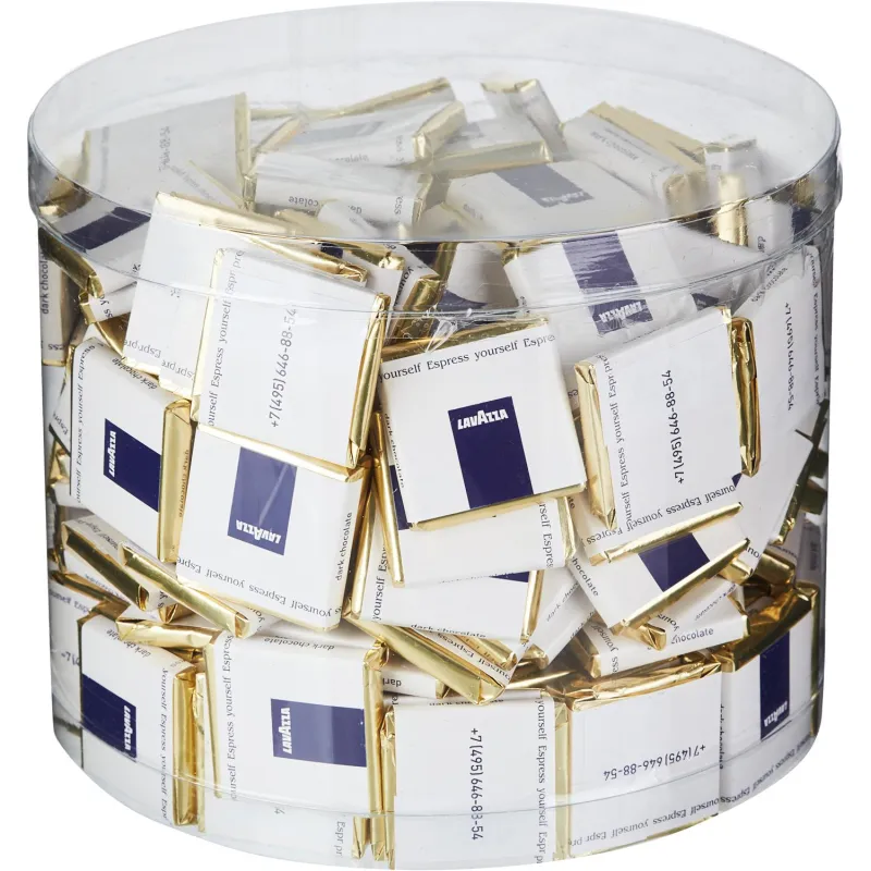 Шоколад порционный горький Lavazza ,5г/250шт - фото 1