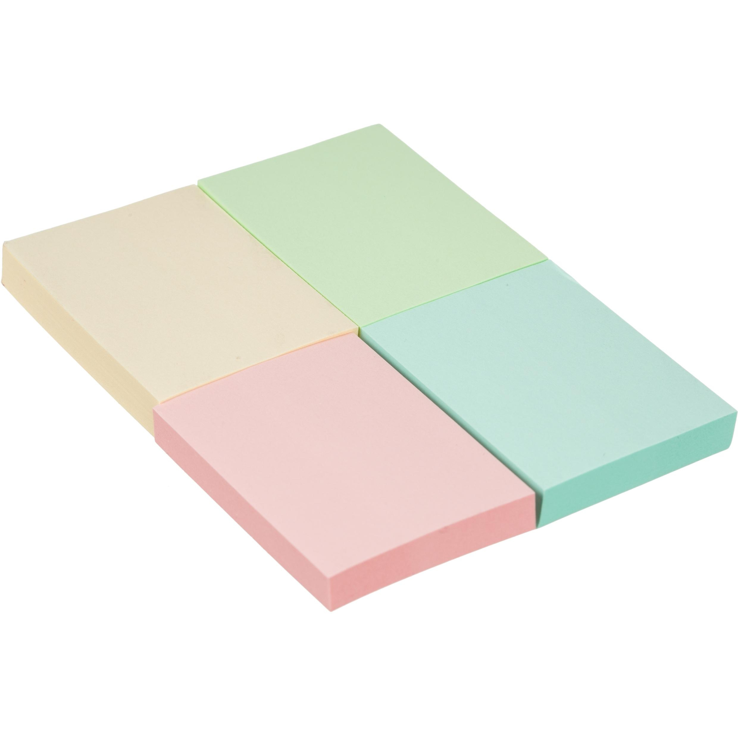 Стикеры ATTACHE с клеев. краем 38x51 компле кт 4 цвета 100л - фото 2